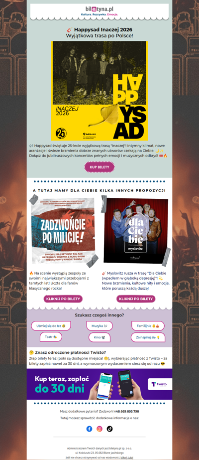 🎸 Happysad 🔥 Wyjątkowa trasa po Polsce!