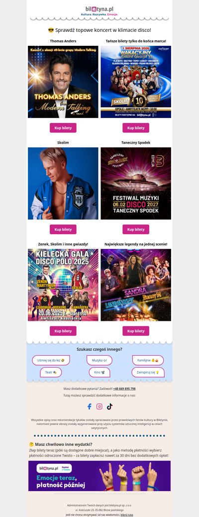 😎 Sprawdź topowe koncerty disco polo!