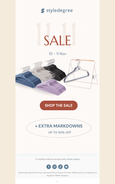 HOLIDAY SALE: 10-11 Nov Only