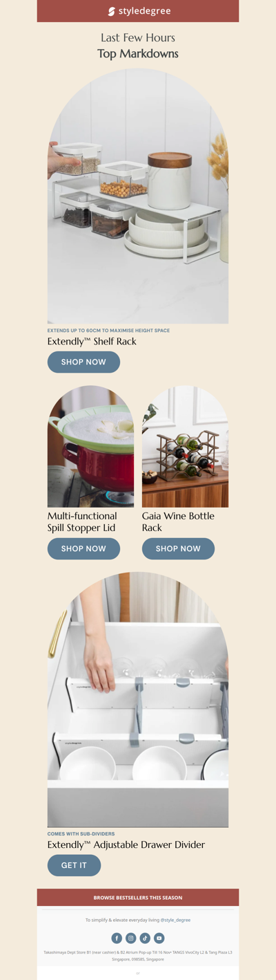 HOURS LEFT For Sitewide Savings