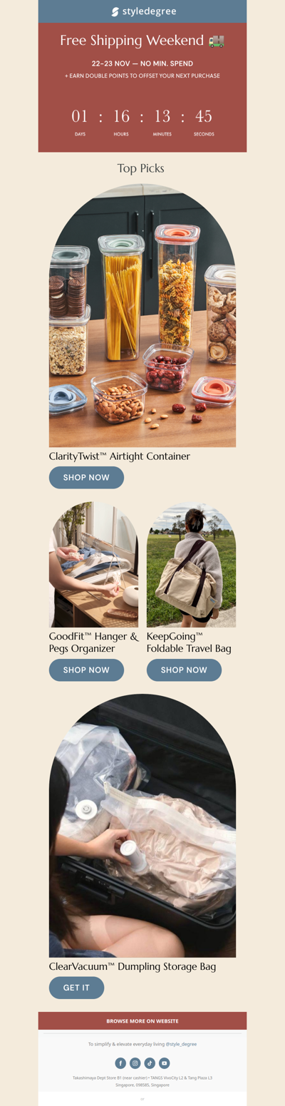 FREE Shipping Weekend 🎉