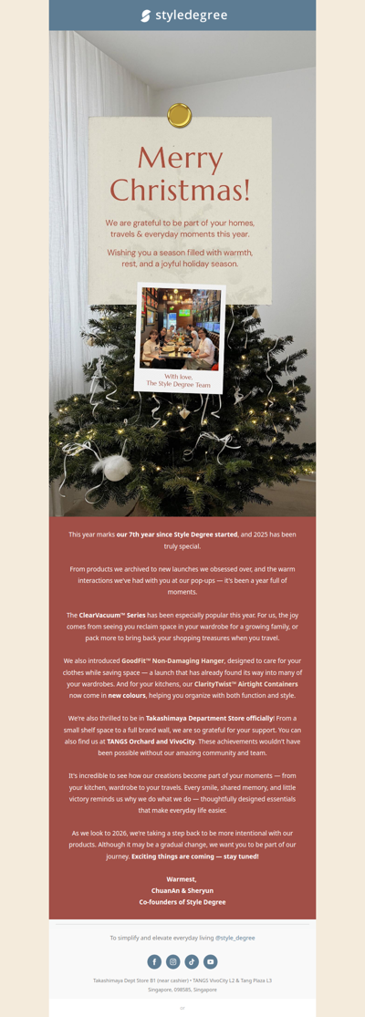 A Year-End Note From Us To You