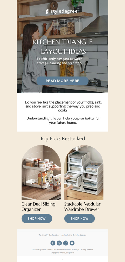 Heard of the G-shaped Kitchen? 🧐