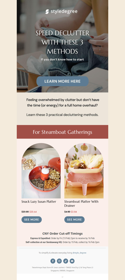 ⏱️ Speed Declutter With These Methods