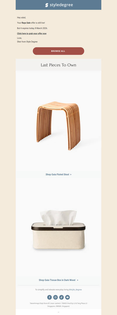 Just a quick reminder