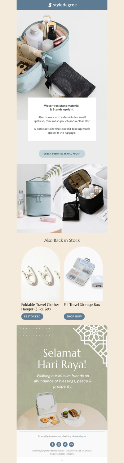 RESTOCKED: Urban Travel Pouch