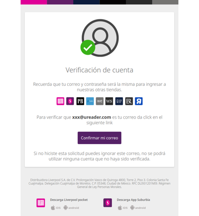 Verifica tu dirección de correo electrónico