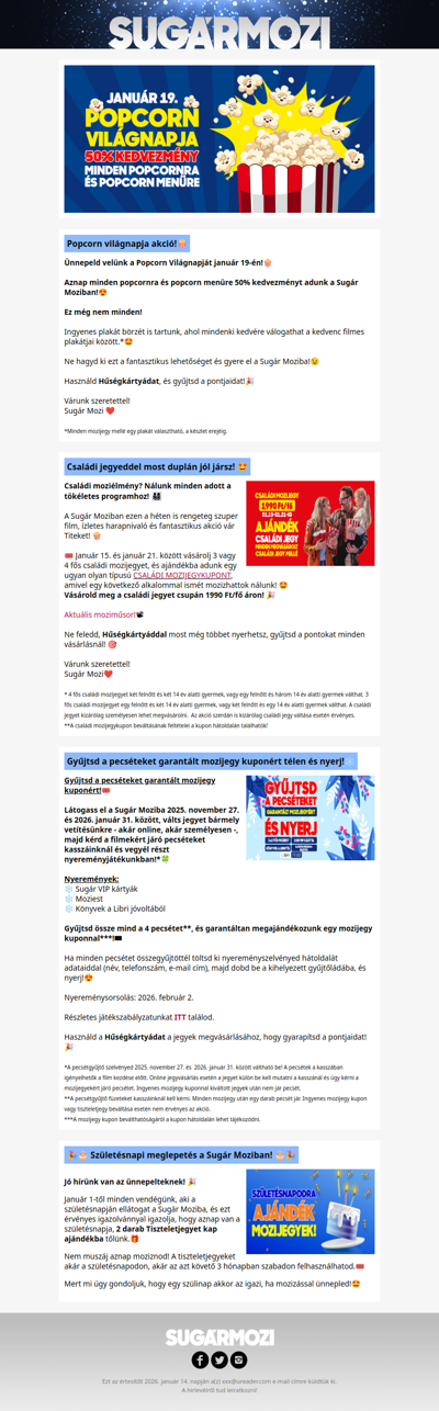 Akciók a Sugár Moziban!😍