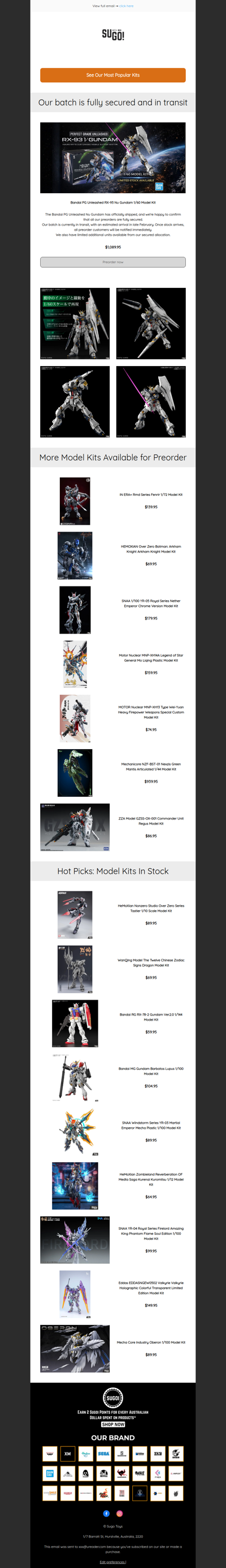 PG Unleashed Nu Gundam Is On the Way