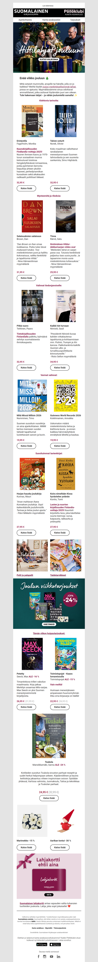 Viikko jouluun! 🎁🎄