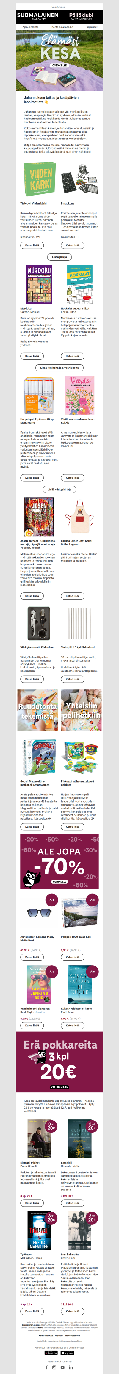 Kesän parhaat hetket alkavat tästä 🏖️