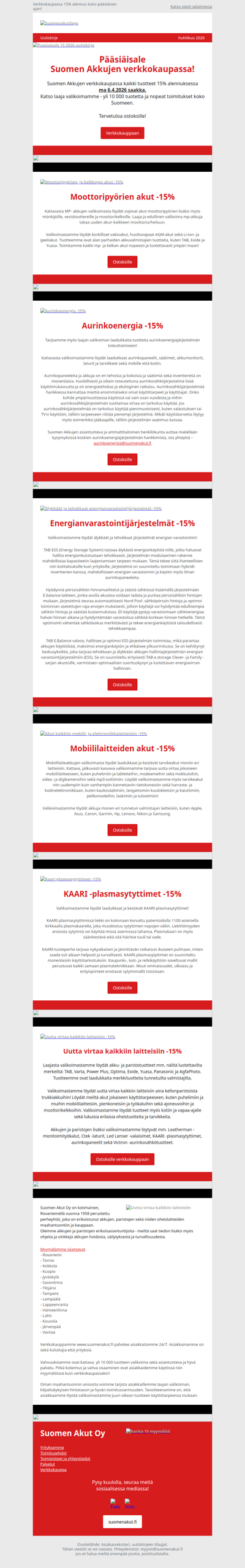 Hyvää pääsiäistä! ☀️