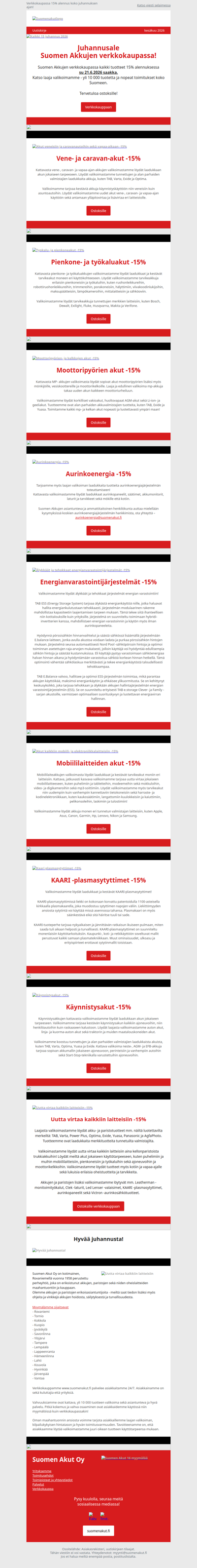 Hyvää juhannusta! ☀️