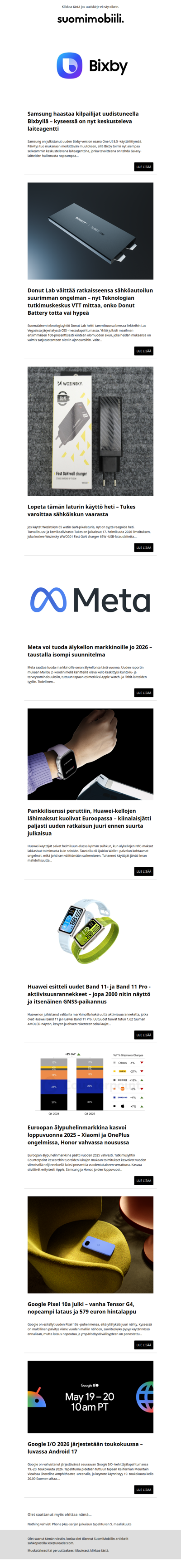 SuomiMobiilin uutiskirje 20.2.2026