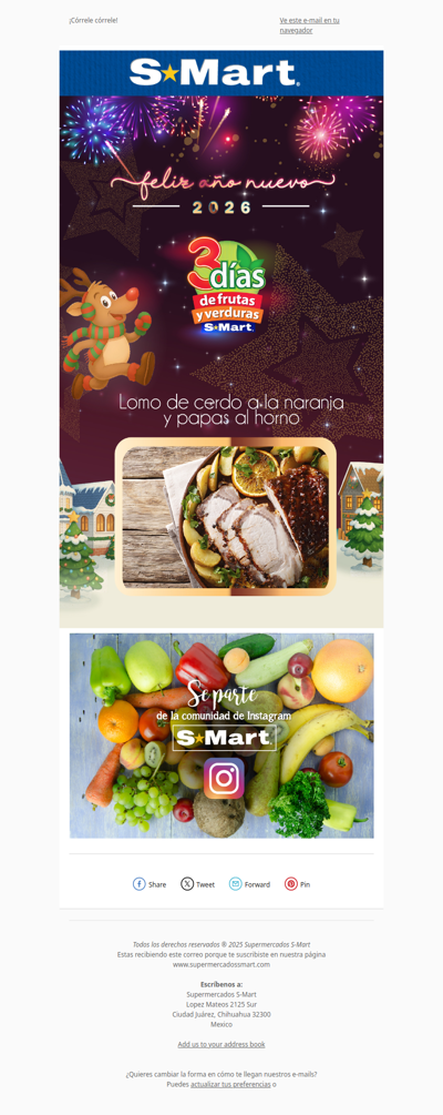 ¡Feliz y próspero año nuevo! ¡A celebrar! 🌟