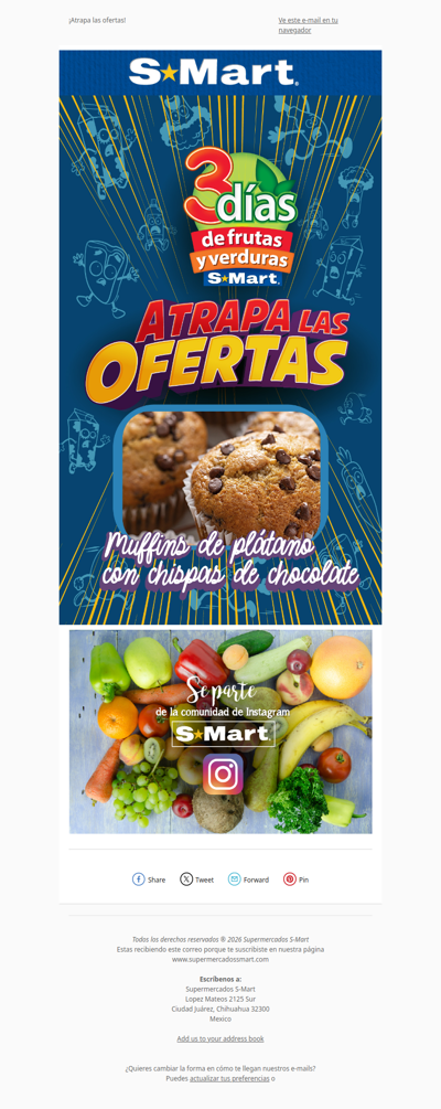 ¡No las dejes pasar! Sólo en S-Mart 🌟