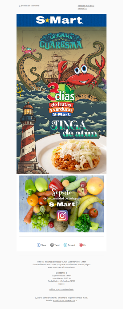 ¡Vámono' al S-Mart! 🦀🦀