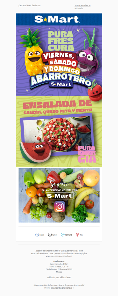 Pura frescura y ahorro en el fin de semana abarrotero 🥦🍓