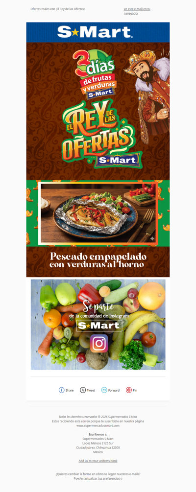 ¡Llegan los decretos de los 3 días de frutas y verduras!