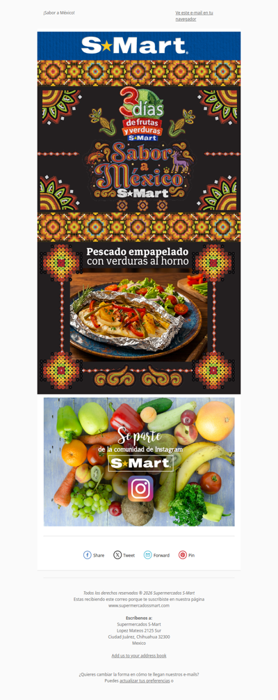 ¡El sabor a México llega en los 3 días de frutas y verduras!