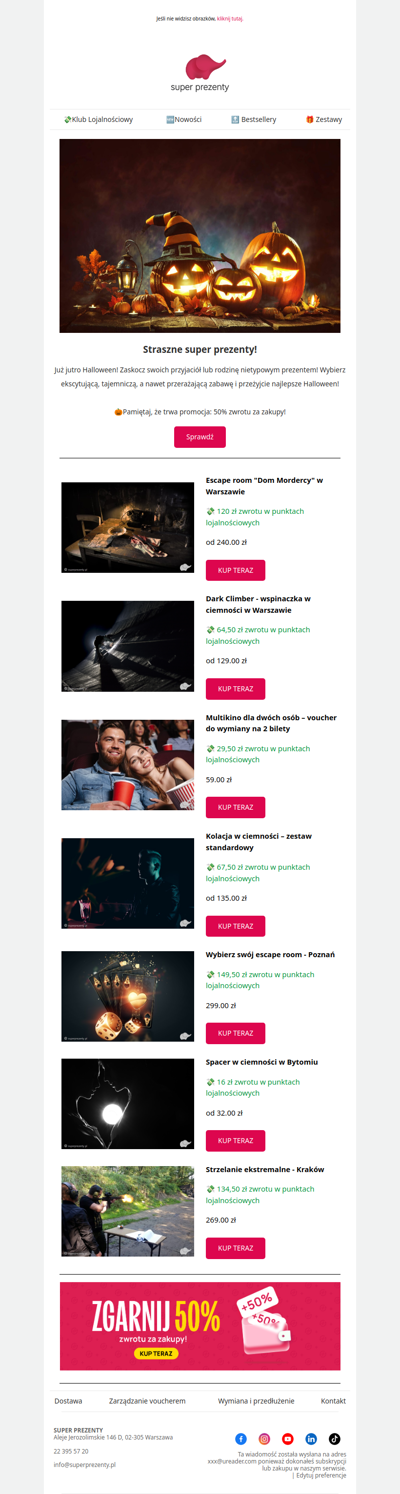 Jutro Halloween! 🎃 Oto TOP 7 przerażających przeżyć!