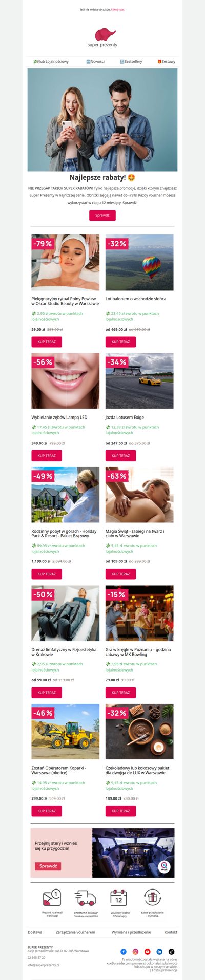 Nawet do -79% 🔥 Sprawdź nasze oferty specjalne!