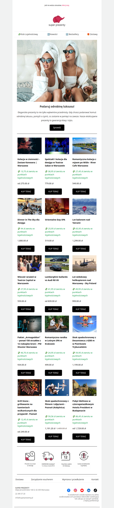 Podaruj odrobinę luksusu! 🖤