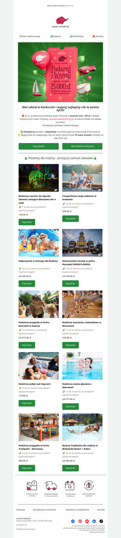 Przeżycia, które pokocha cała rodzina! 🤩