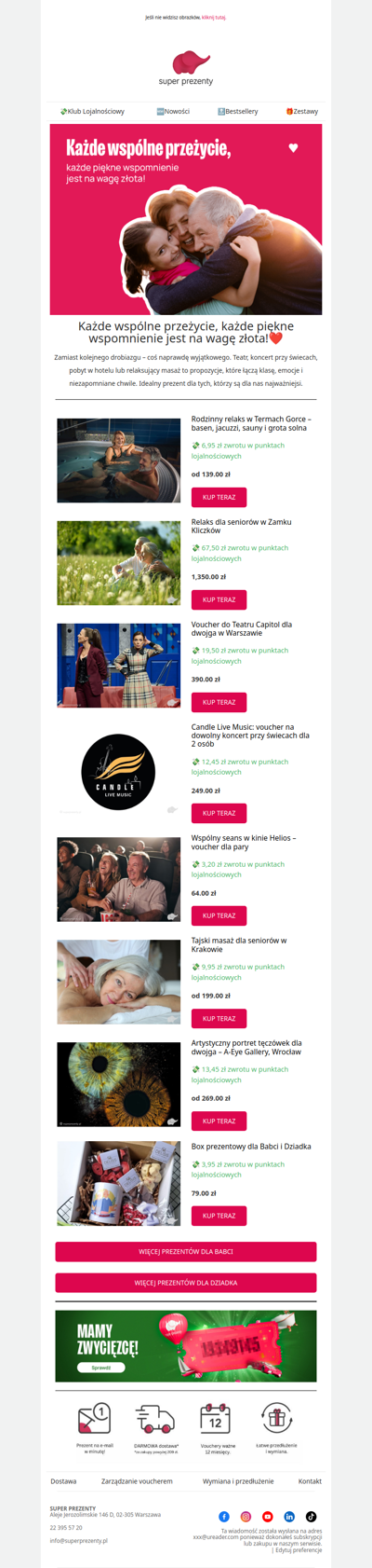 Wyjątkowe przeżycia na Dzień Babci i Dziadka! ❤️