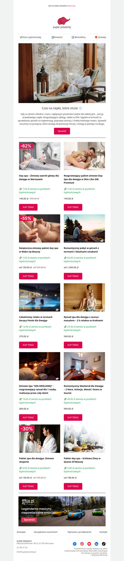 Relaksujące zabiegi, SPA i termy – czas na ciepło, które otula! 🥰