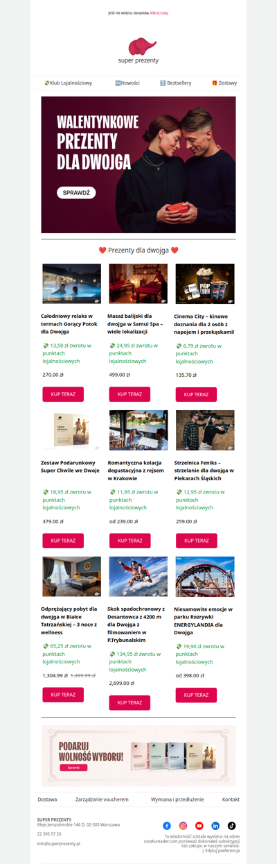 Walentynki we dwoje? Mamy pomysł! 💕