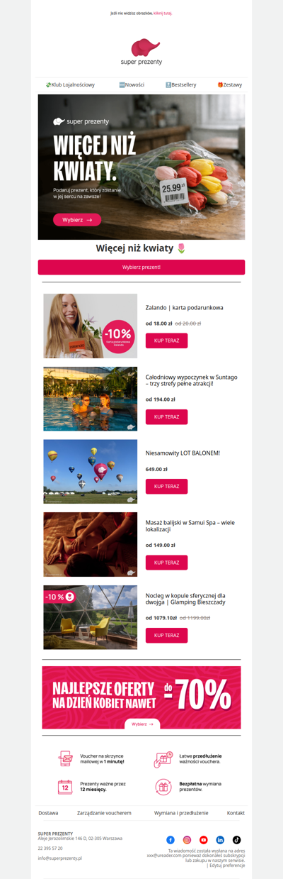 Na Dzień Kobiet podaruj prezent, który zostanie na zawsze! 🌷