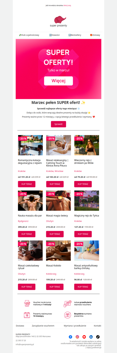 Super oferty MARCA! 🌼 Nawet 20% taniej!