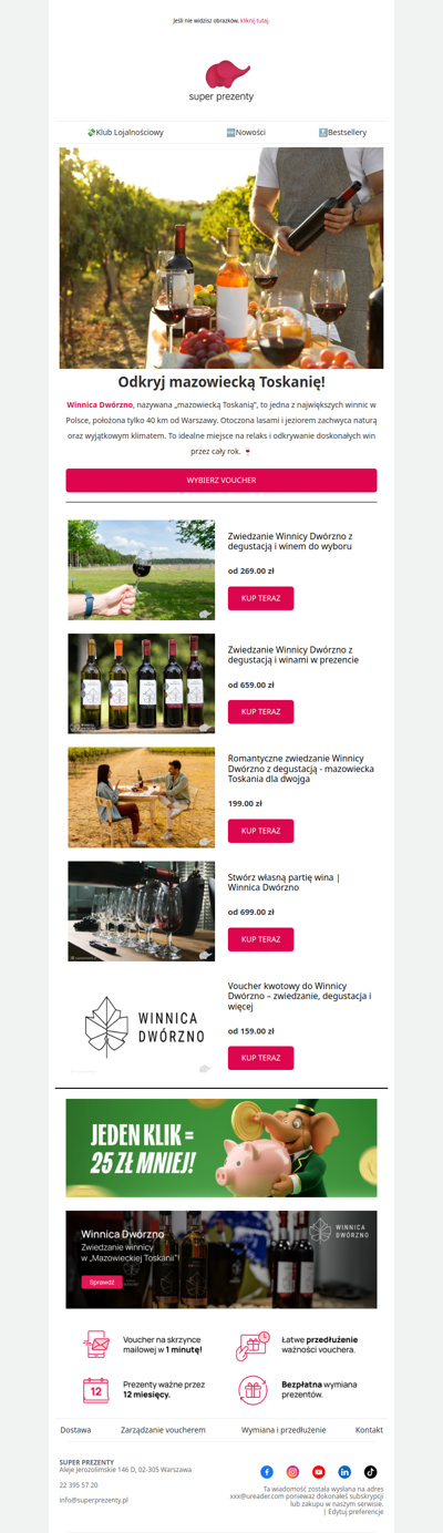 Winnica Dwórzno – mazowiecka Toskania czeka!