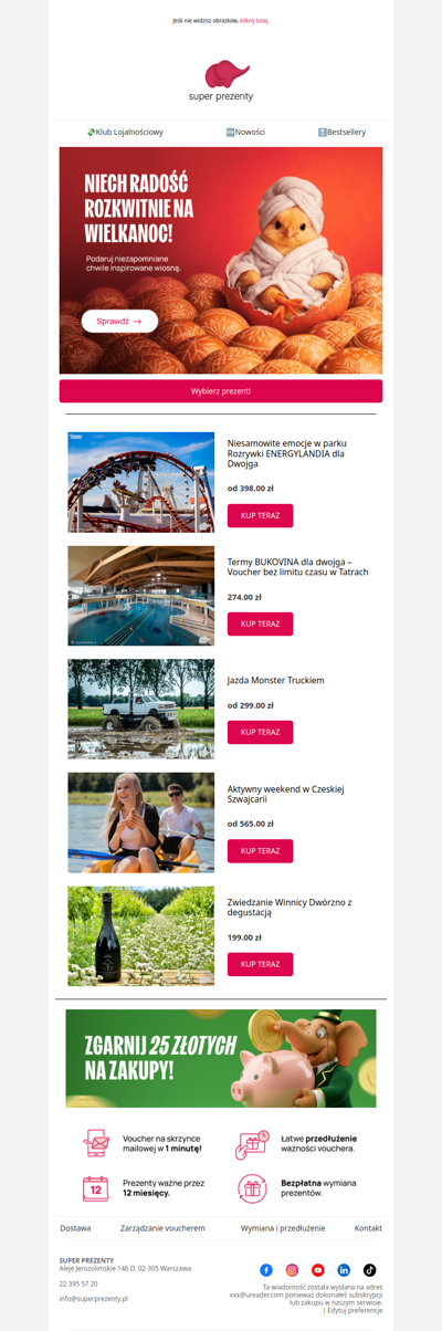 TOP prezenty od Zajączka! 🐰🐣