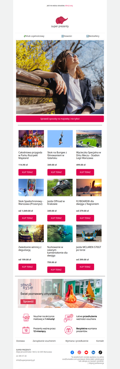 Weekend majowy = idealny czas na przygodę! 🌞