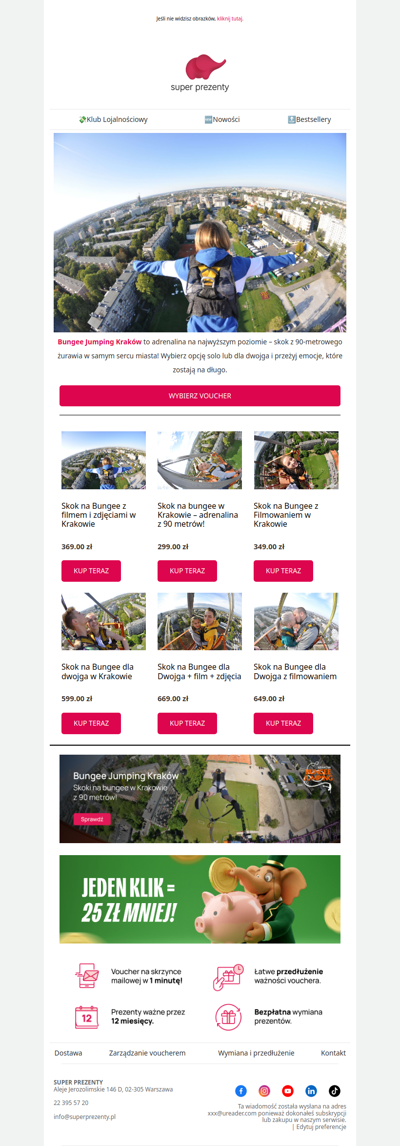 Skok na bungee, który daje prawdziwy zastrzyk adrenaliny!  💥