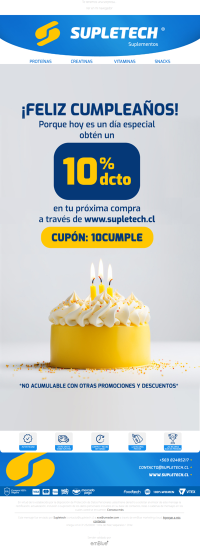 ¡Feliz cumpleaños a ti!🎉🎶