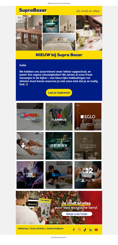 NIEUW bij Supra Bazar!