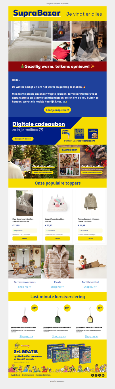 🎄Gezellig warm, telkens opnieuw! ✨