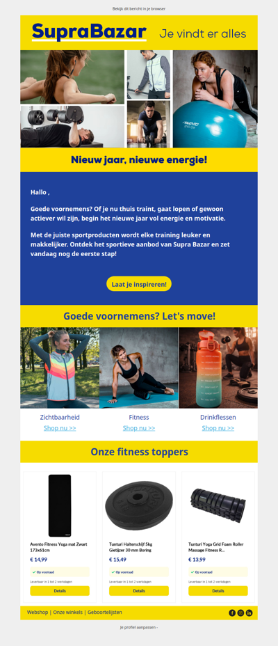 Nieuw jaar, nieuwe energie