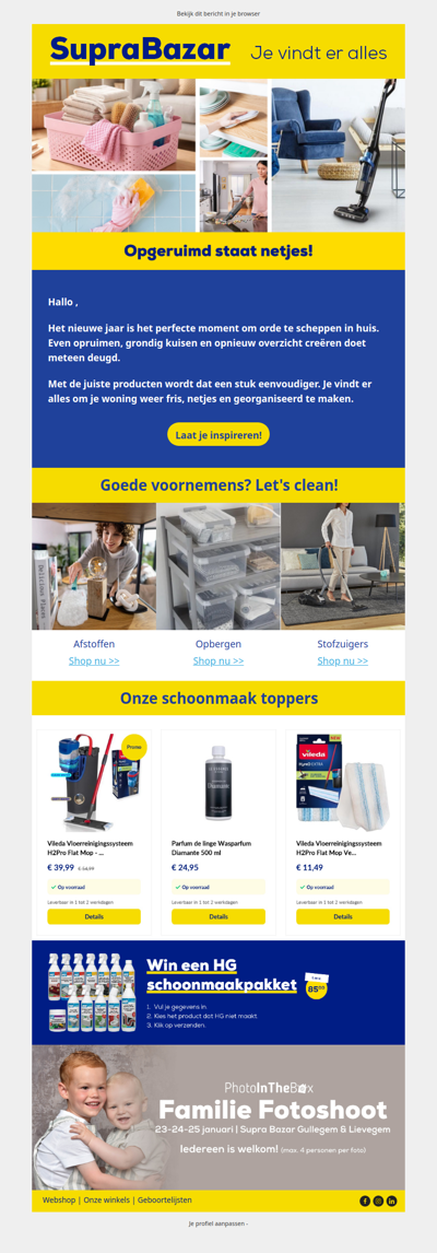 Opgeruimd staat netjes!