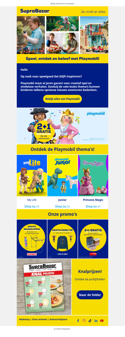 Speel, ontdek en beleef met Playmobil!