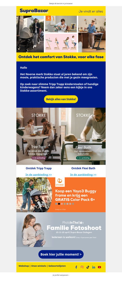 Ontdek het comfort van Stokke, voor elke fase