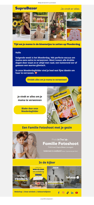 Tijd om je mama in de bloemetjes te zetten op Moederdag
