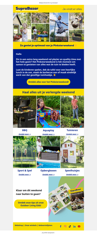 Zo geniet je optimaal van je Pinksterweekend ☀️