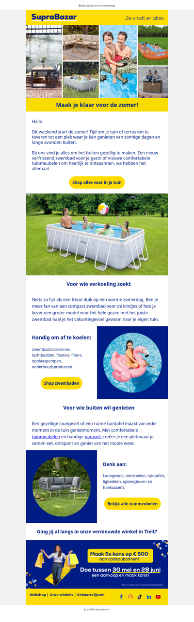 Maak je klaar voor de zomer!