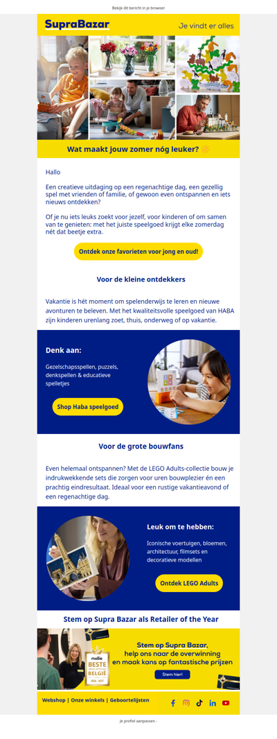 Wat maakt jouw zomer nóg leuker? ☀️