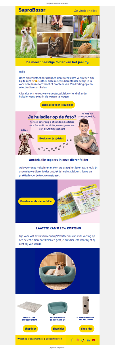 De meest beestige folder van het jaar 🐾