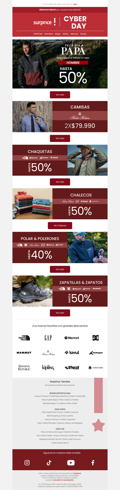 Porque papá se merece lo mejor 💙 Hasta 50% dscto